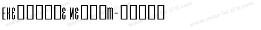 Executive Medium字体转换